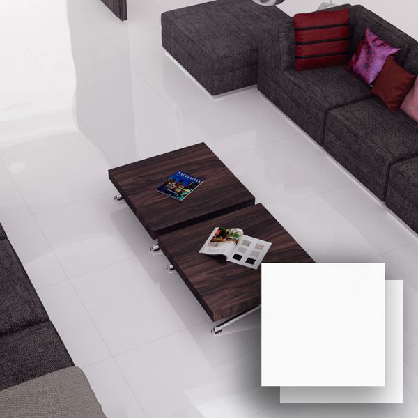 Porcelanato Croma Branco Polido 120x120 Portinari "C"