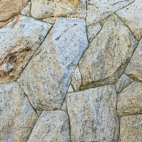 Pedra Madeira Amarelo Ouro Orgânica