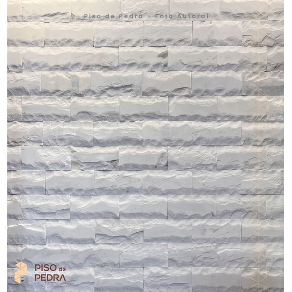 Revestimento Mármore Branco Piguês 10x20 cm