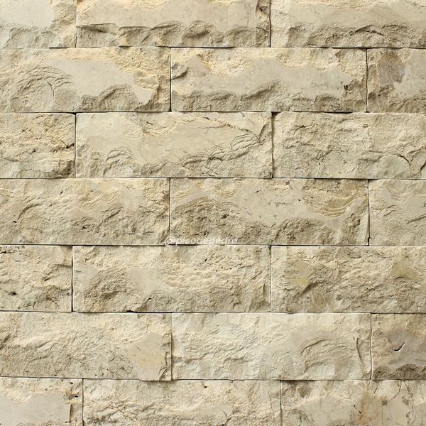 Mármore Travertino Rockface 10x30 cm
