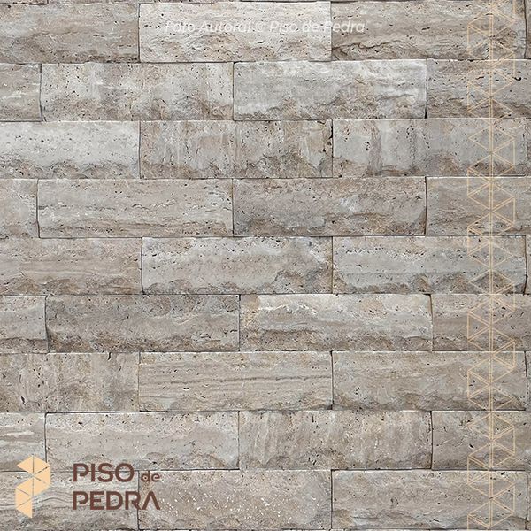 Revestimento Mármore Travertino Romano 7x24 cm