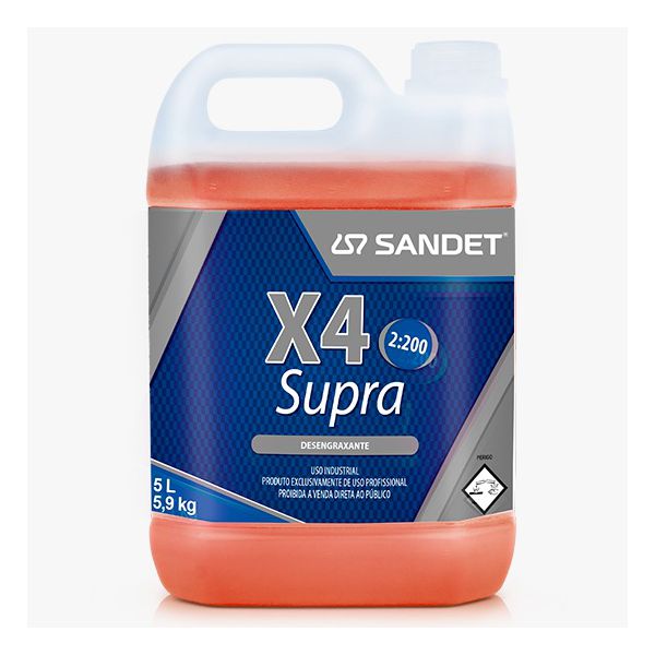 X4 SUPRA SOLUPAN DESENGRAXANTE ALCALINO 5L - SANDET