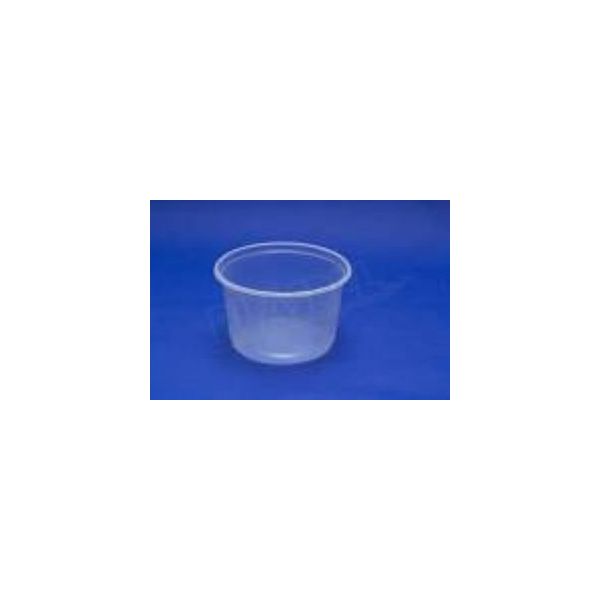 Pote Plástico Copaza Translúcido Liso 120ml c/50 und