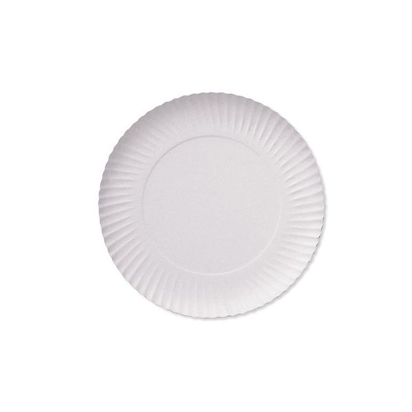 Prato de Papelão Rio Verde Branco nro 12 38,5cm c/10 und