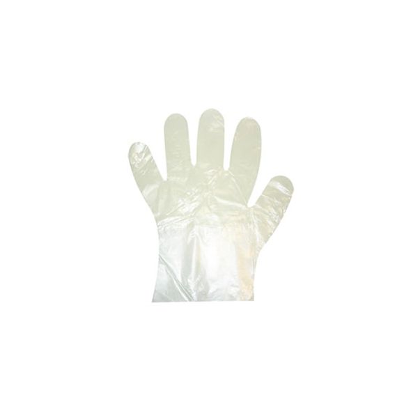 Luva Descartavel PEAD Transparente 0100
