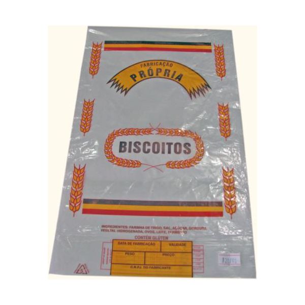 Saco PP Biscoito 100G C/1000 UND