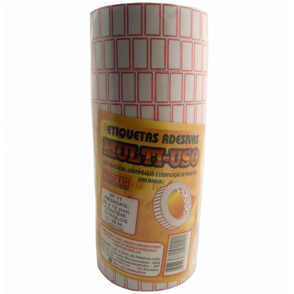 Etiqueta Adesiva Fitacrel Multiuso 11Rolo 10X830 UND