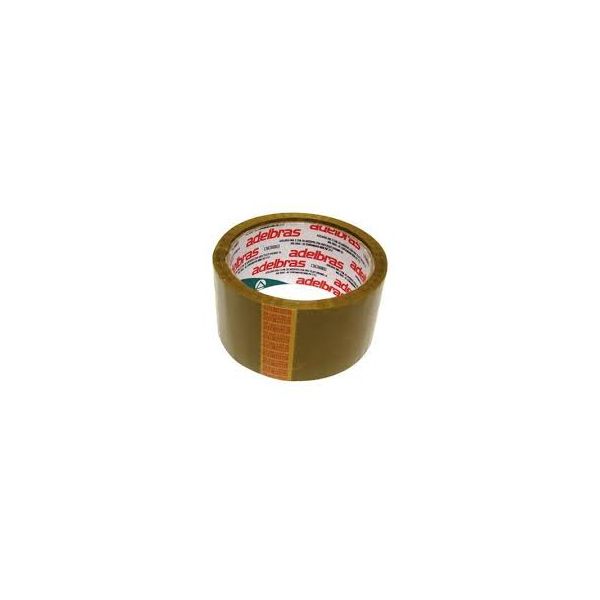 Fita Adesiva Adelbras PP Qualitape Marron 48MMX40M