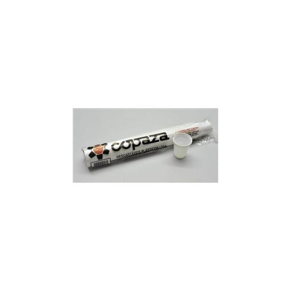 Copo Plástico Copaza Translúcido 80ml c/100 und