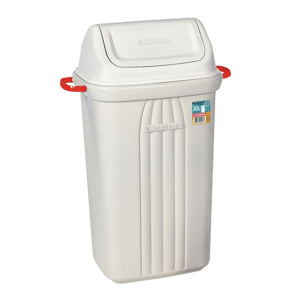 Lixeira c/ Tampa Basculante Sanremo 30L Ref. 283
