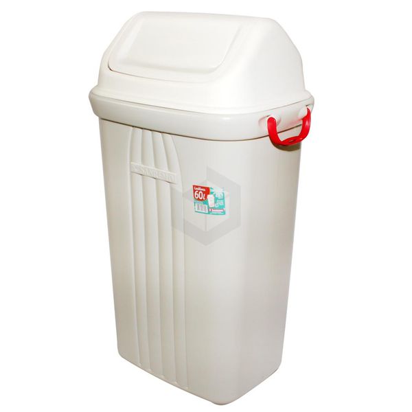 Lixeira c/ Tampa Basculante Sanremo 60L Ref. 284