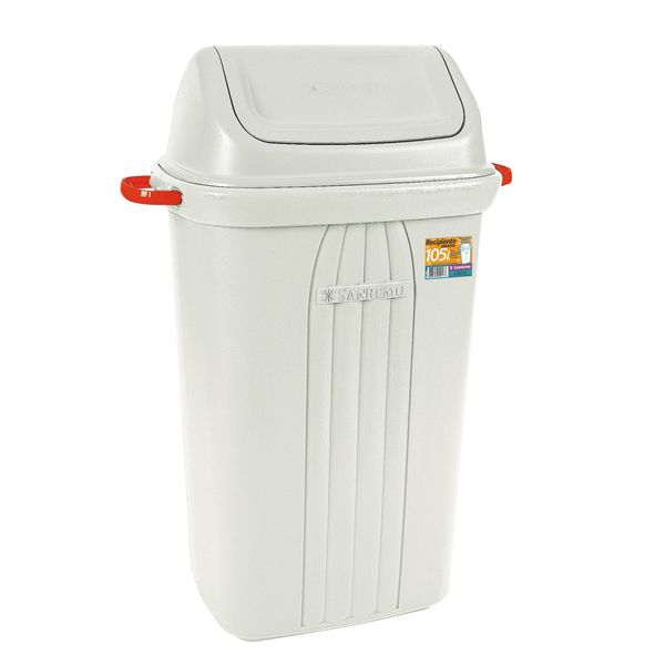 Lixeira c/ Tampa Basculante Sanremo 105L Ref. 285