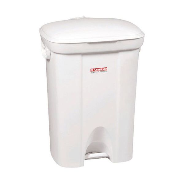 Lixeira c/ Pedal Sanremo 36L Branca Ref. 298/1 