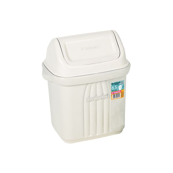 Lixeira c/ Tampa Basculante Sanremo 6,5L p/ Pia Ref. 278