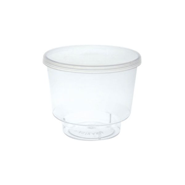 Copo Acrílico Cristal Plastilânia Ref. Pic 110 com tampa c/72x10 und