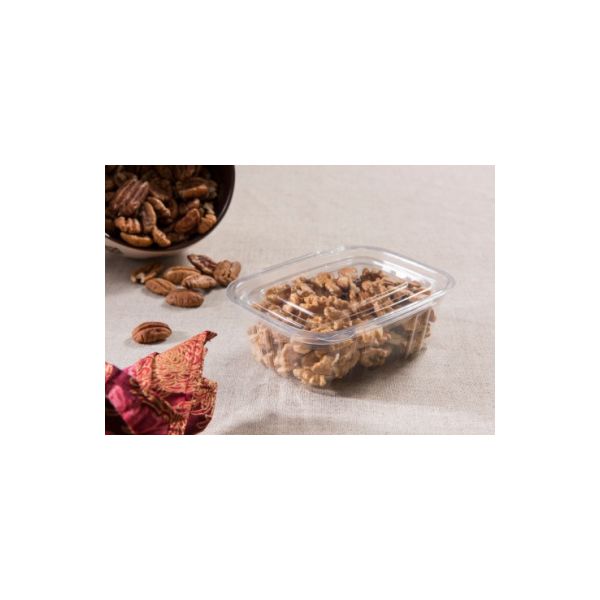 Pote Plástico Pet Retangular Galvanotek Ref. GA88 com Tampa 250ml c/200 und