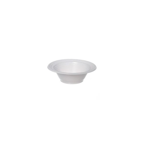 Prato Plástico Trik Trik Redondo Branco Fundo 12cm c/10 und