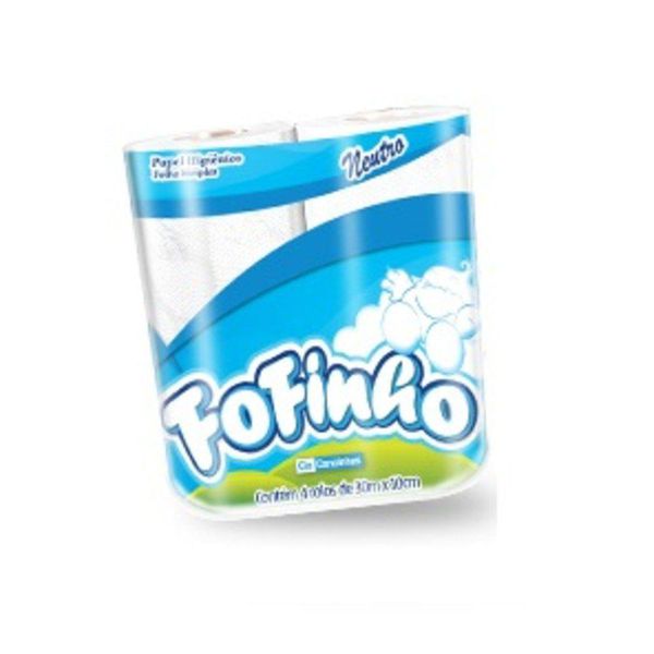 Papel Higienico Fofinho FS Neutro 30M C/ 16X4Rolo