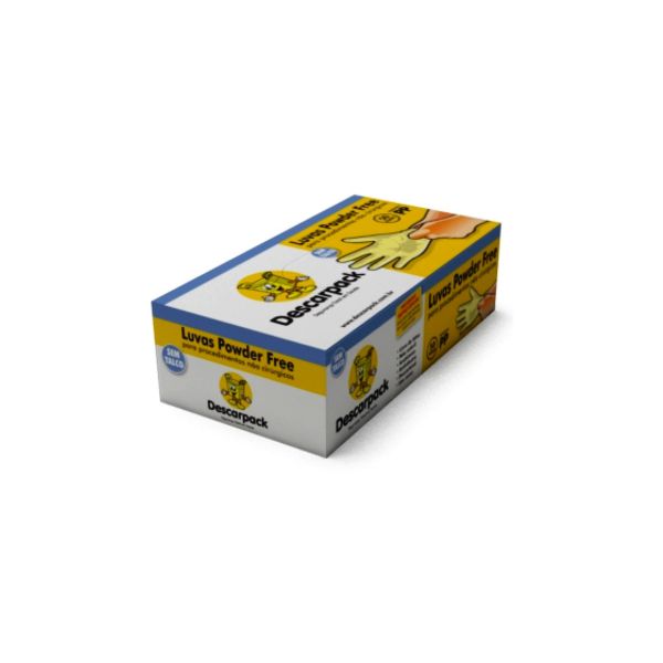Luva Procedimento Latex Descarpack S/Pó G C/100 UND