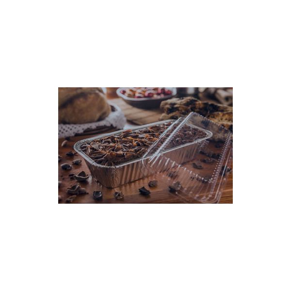 Bandeja Aluminio Wyda C/Tampa Pet 650ML D10FS C/05