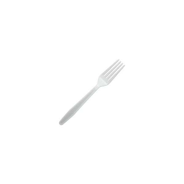 Garfo Rioplastic de Refeição Master Cristal c/500 und