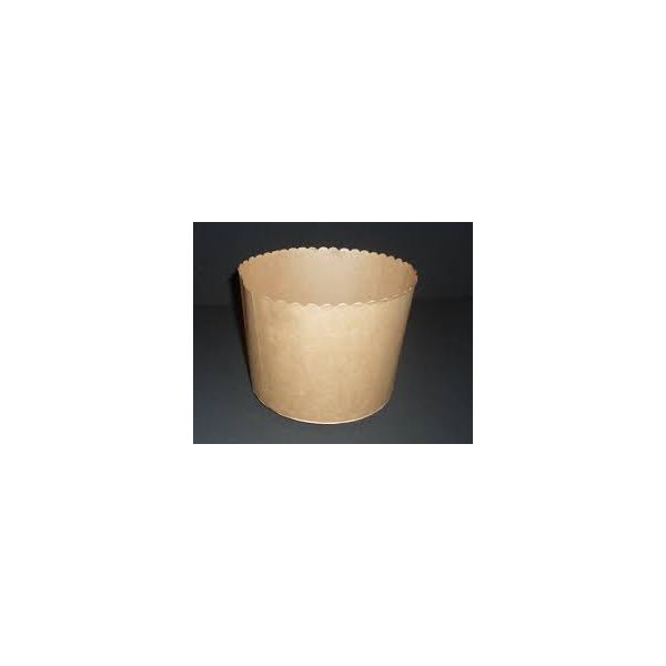 Forma P/ Panetone Top Line 0100G Kraft 70X60MM C/100 UND