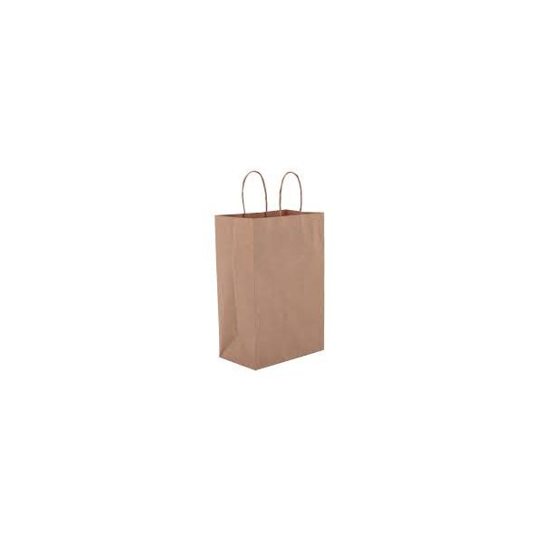 Sacola Papel Kraft Natural Zagarollo 40x13,5x31CM C/100