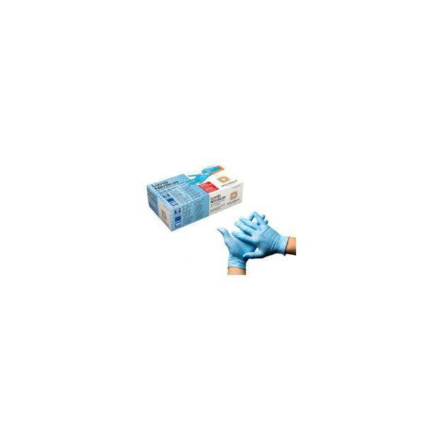 Luva Procedimento Nitrilica Descarpack Azul S/Pó P C/100 UND