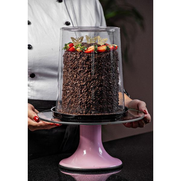 Forma Torta Alta Gourmet Preta Pet Galvanotek G55CT C/25 UND