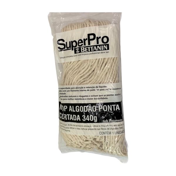 Mop Umido P. Cortada Algodão 340G Bettanin