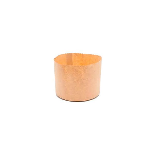 Forma P/ Panetone Top Line 0500G Kraft 130X95MM C/10 UND
