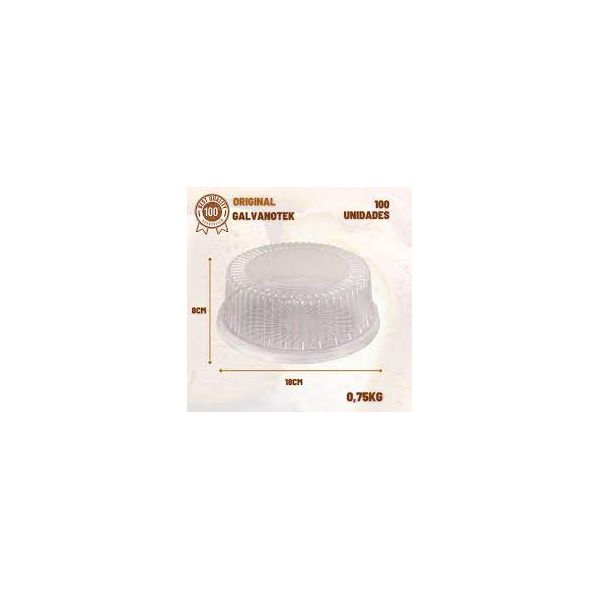 Forma Torta Mini Galvanotek 180x86MM G32CT C/10 UND