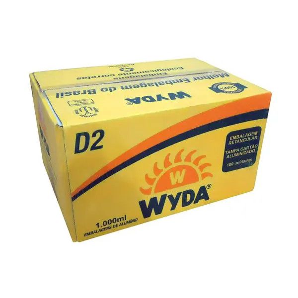 Bandeja Aluminio Wyda 1000ML D02 C/100