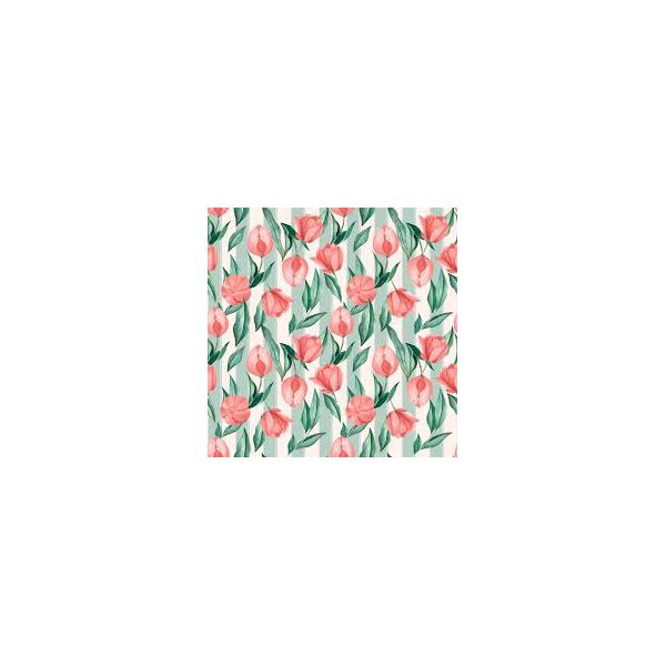 SACO PARA PRESENTE CROMUS 25X37CM TULIPS-50