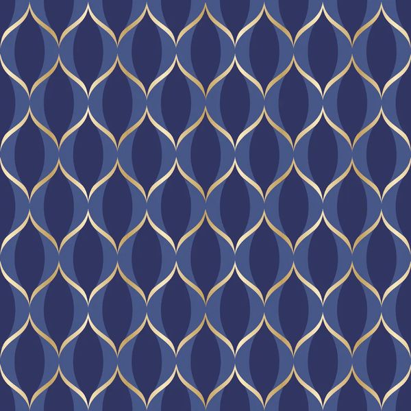 SACO PARA PRESENTE CROMUS 25X37CM WAVES AZUL/OURO-50