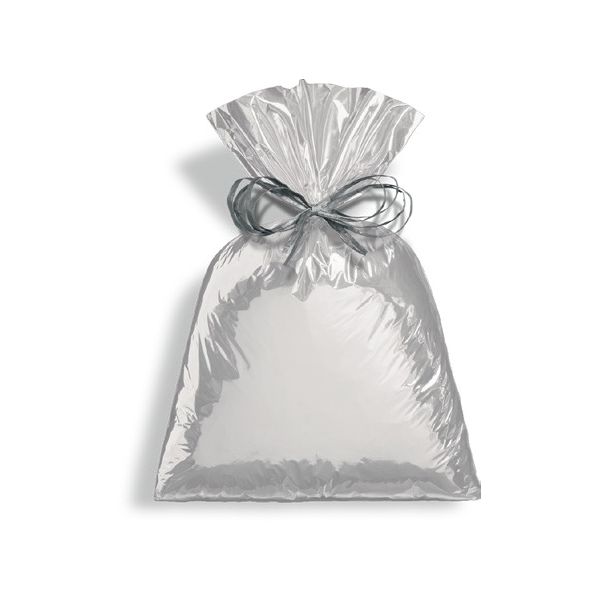 SACO PARA PRESENTE CROMUS 30X44CM METALCOR PRATA-50