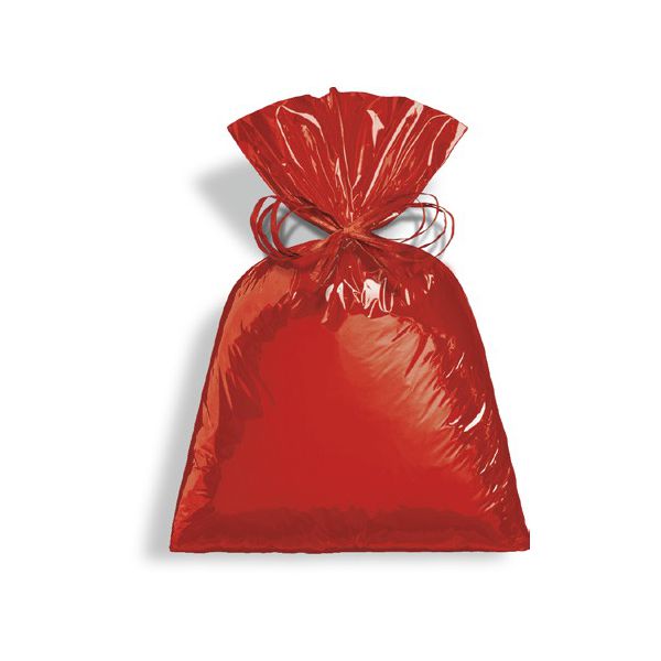 SACO PARA PRESENTE POLI CROMUS 30X44CM METALCOR VERMELHO-50