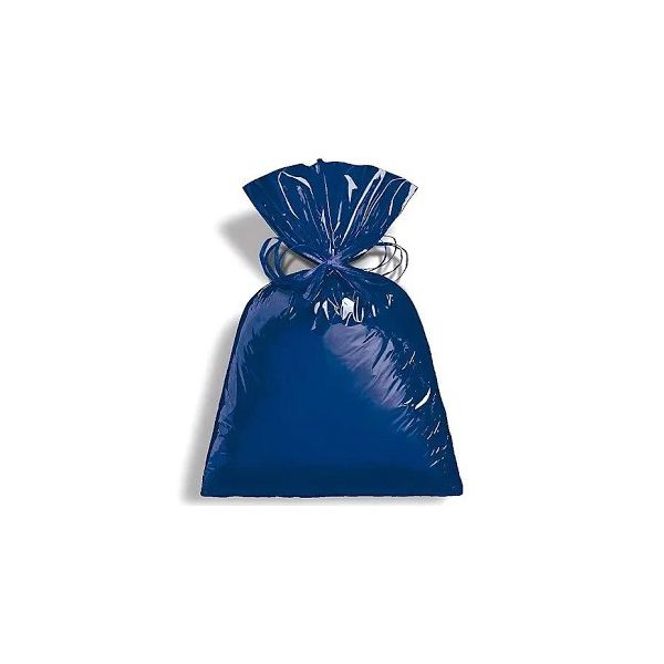 Saco para presente Metal 30X44 Star Azul Intenso