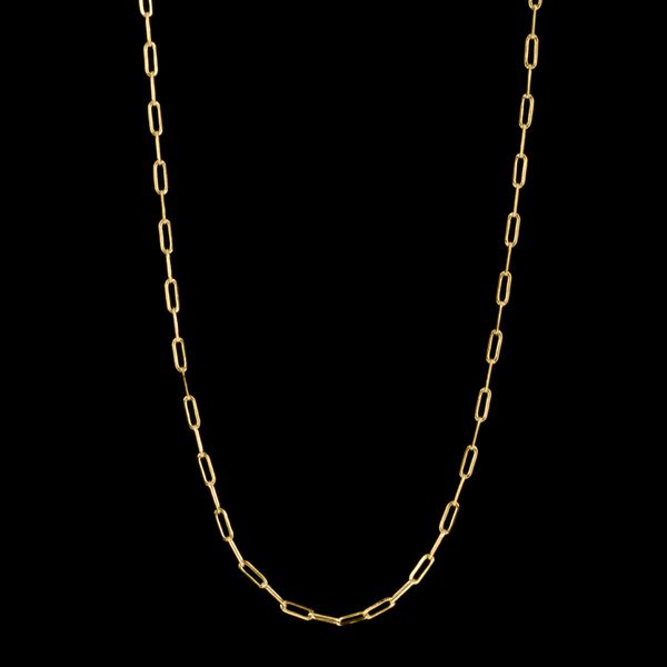 Corrente Elo Chapado (4mm) - 70cm - Banhado a Ouro 18K
