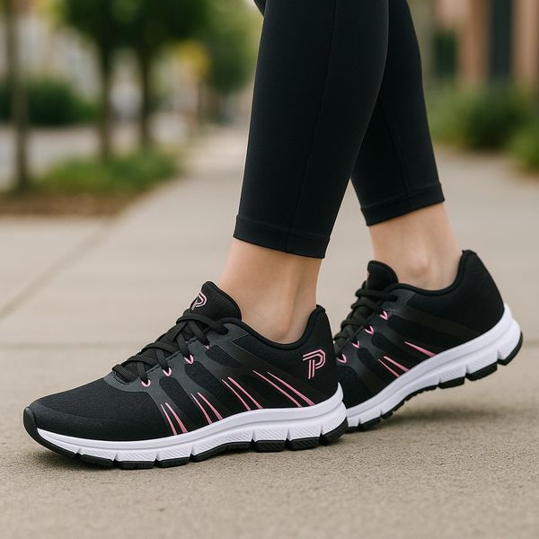 Tênis Feminino Caminhada Corrida Treino Leve e Confortável Estiloso do 34 ao 40