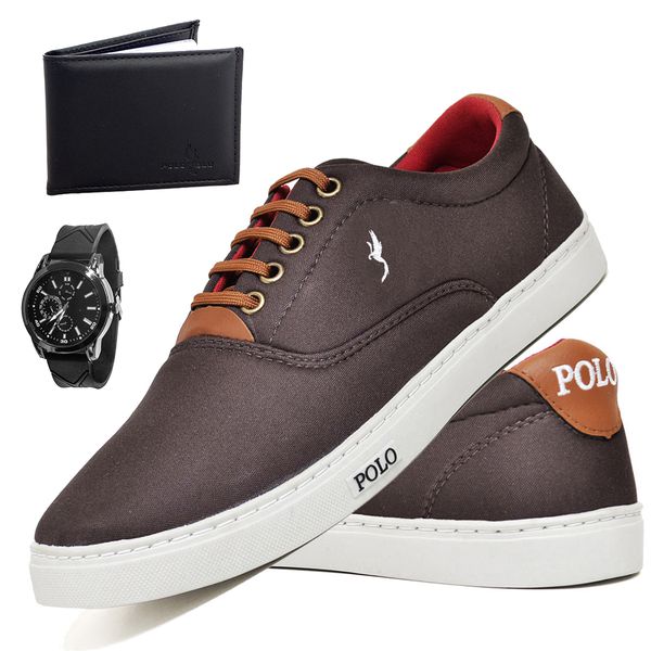 Kit Sapatenis Masculino Casual Cano Baixo Super Leve e Confort vel