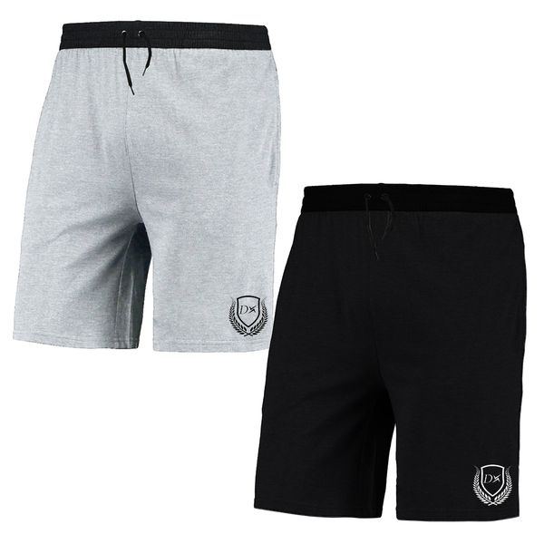 Kit 2 Bermudas Moletom Masculino Short Basica Com Amarração Dexshoes