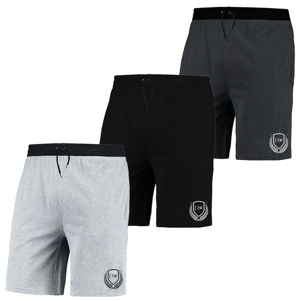 Kit 3 Bermudas Moletom Masculino Short Basica Com Amarração Dexshoes