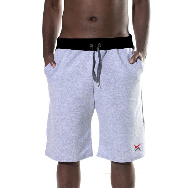 Kit Bermudas Moletom Masculino Short Basica Com Amarração Polo