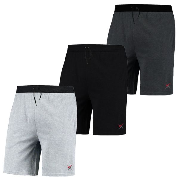 Kit 3 Bermudas Moletom Masculino Short Basica Com Amarração Polo Xtreme