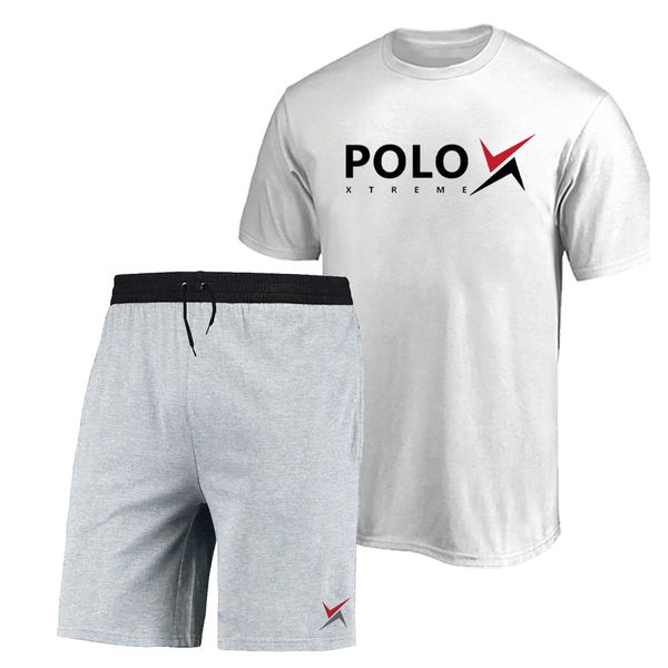 Conjunto Camiseta e Bermuda Masculina Basica Tendencia Polo Xtreme