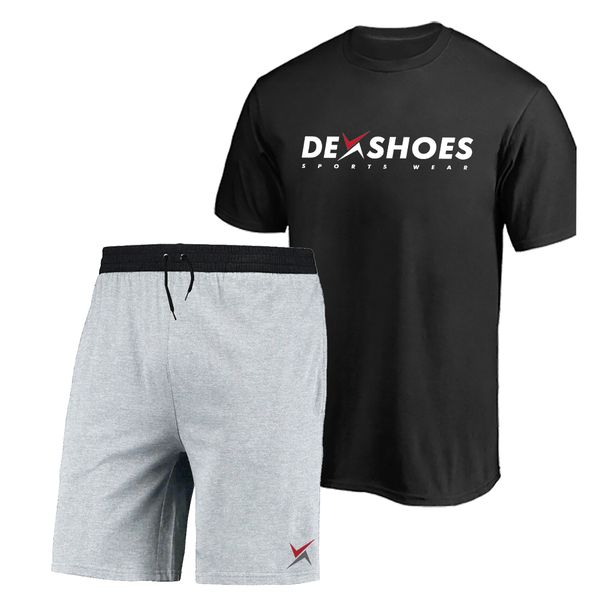 Conjunto Camiseta e Bermuda Masculina Basica Tendencia Dexshoes