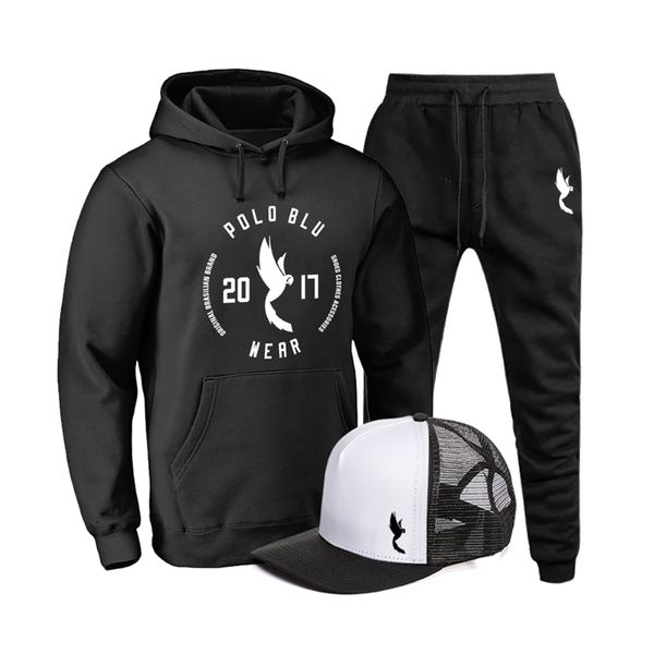Kit Conjunto Blusa Moletom Polo 2017 Ganguru Agasalho Outono Inverno E Bone