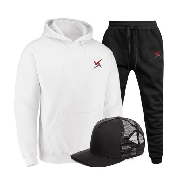 Kit Conjunto Blusa Moletom Ganguru Dex Xtreme Agasalho Outono Inverno Flanelado E Bone