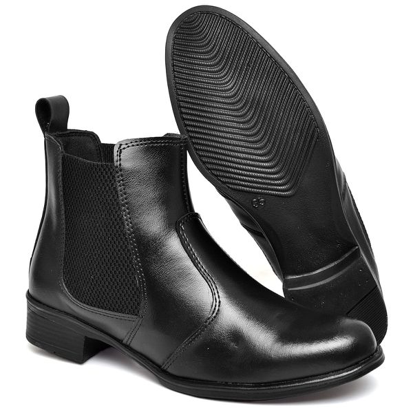 Bota Feminina Cano Médio Estilosa e Confortável em Sintético do 33 ao 40